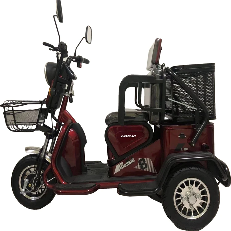 Triciclo Clásico Para Adulto,Scooter Eléctrico De Carga De 2022 W,500 ...