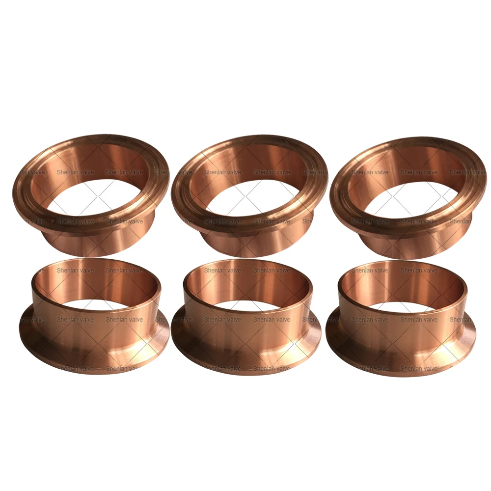 Copper Ferrule/copper Tri Clamp Tri Clover Fittings/copper Adapter
