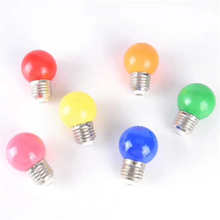 Party Decoration Lighting G40 Replacement Colored Globe Bulbs
