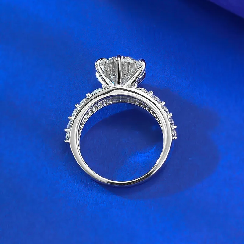 Custom IGI Certificate HTHP CVD Lab Grown Diamond Solid Gold Jewelry Lab Diamond Wedding Engagement Rings
