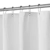 High Quality Curved Shower Curtain Rod Brushed Nickel/100%Polyester Fabric Waterproof Eco-Friendly Shower Curtain