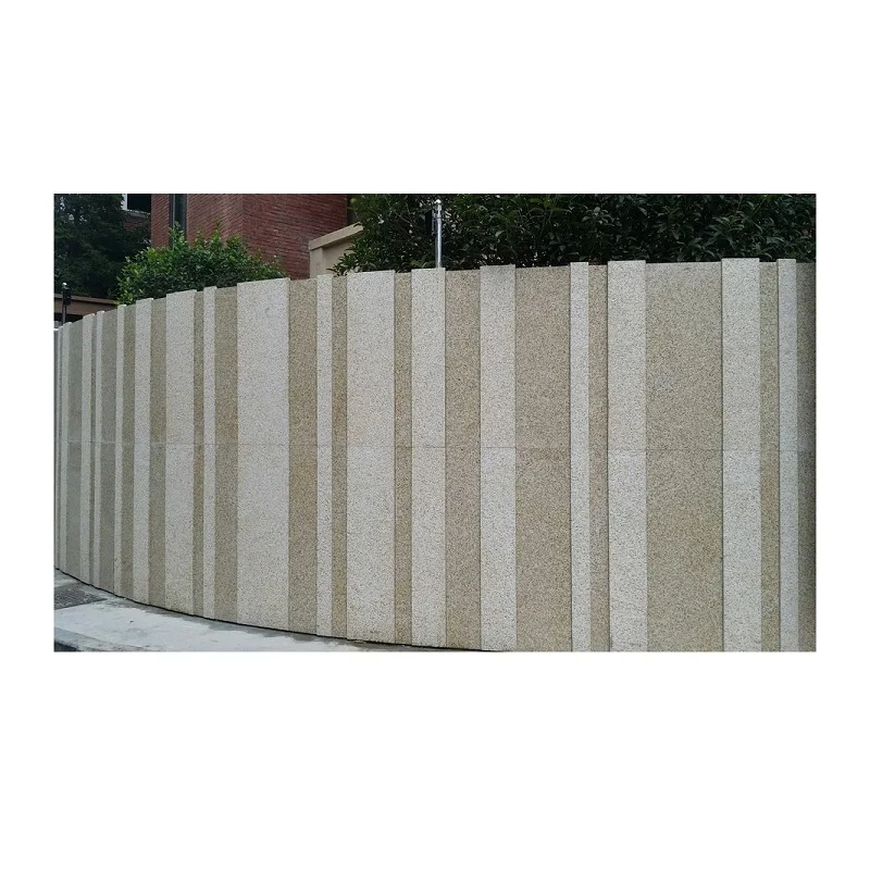 OEM Customized Project G682 Granite Exterior Hotel Commercial Fasade Panel Wall Cladding