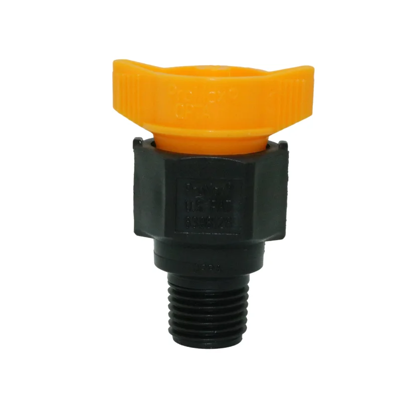 CY 3/4 PP/PVC/PVDF Quick Release Plastic Flat Fan Nozzle