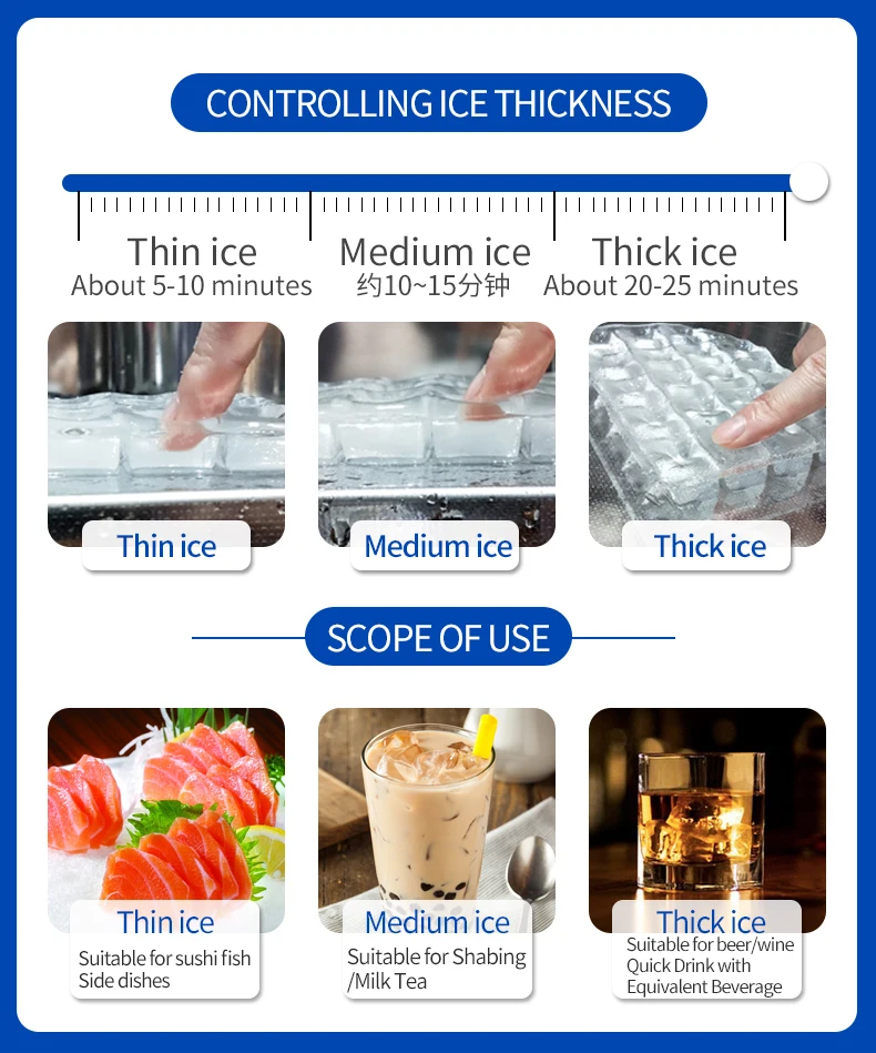 350kg Good Ice Maker Machine Dimensions Ice Manufacturing Machine For
