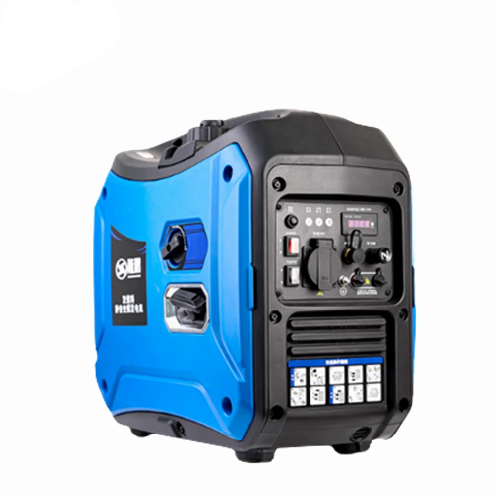 Side-by-side comparison of compact inverter generator and lithium power station
