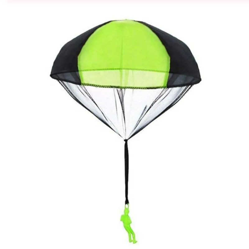 Soldier Hand Throwing Parachute Toy For Kids Outdoor Indoor Play Funny