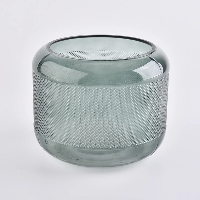Large Capacity Handmade Candle Container Glass