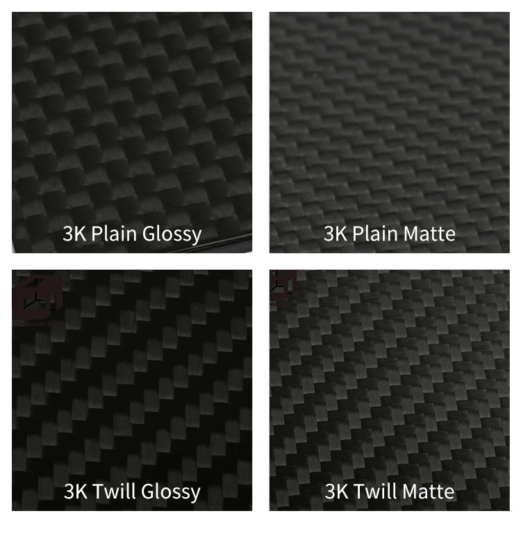 High Strength Durable Light 1k Carbon Fiber Board Composite Sheet 500mmx500mm Buy Factory