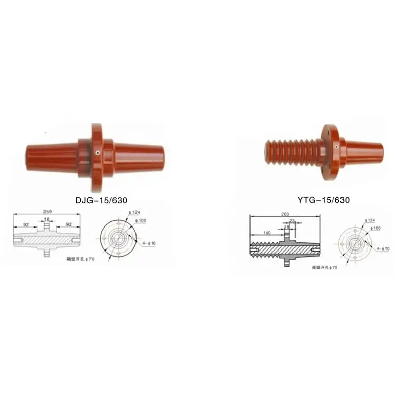 VDJG-15/630 VYTG-15/630 Electric Equipment Butt Splice Connectors Bushing Connector Insulation Materials details