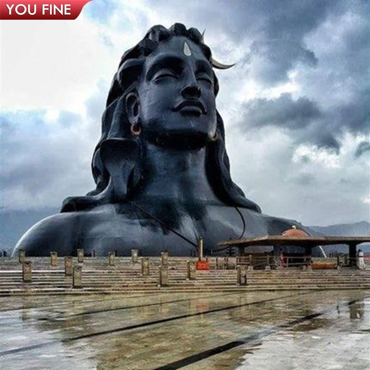 outdoor huge indian shiva bronze statue
