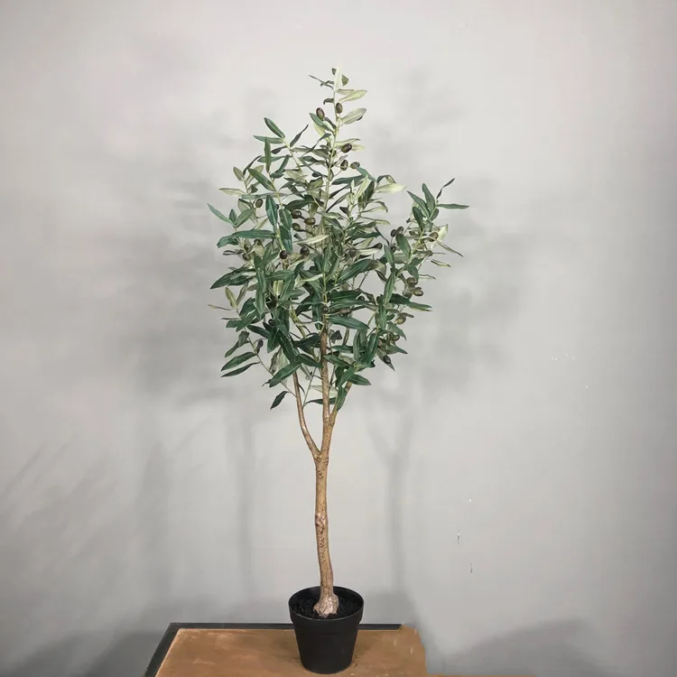 Modern Artificial Green Olive Tree For Garden Decoration - Buy ...