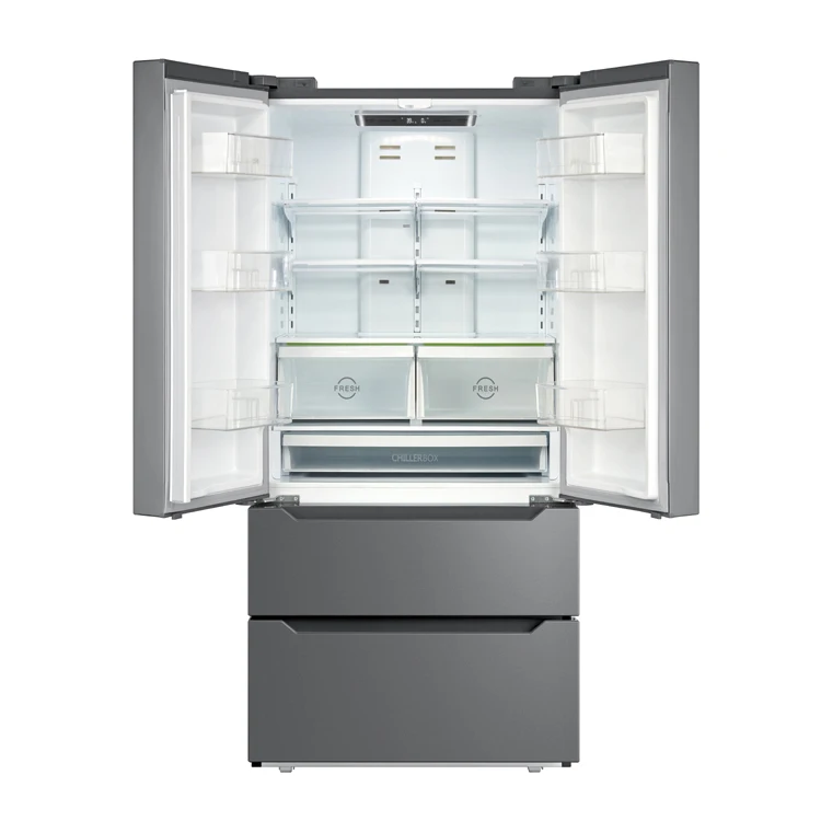 22.5立方英尺不锈钢法式门冰箱和冰柜