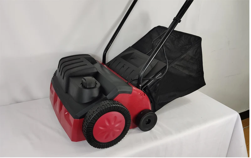 Electric Hand Push Lawn Scarifier 2 In 1 Scarifying Aerator Machine