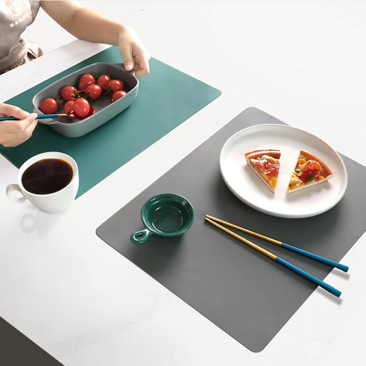 Reusable Washable Silicone Dining Mat Placemats Countertop Protector
