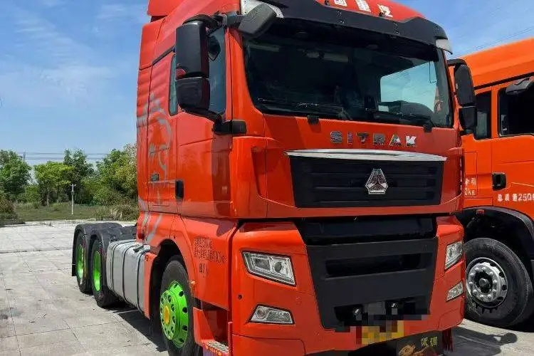 Used SINOTRUK SITRAK G7 6X4 Tractor Head 480HP Euro 5 Second Hand Tractor Truck for Sale 2021 Year