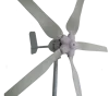 2kw permanent magnet wind turbine generator 48V/96V for land and boat, CE certification horizontal wind power generation