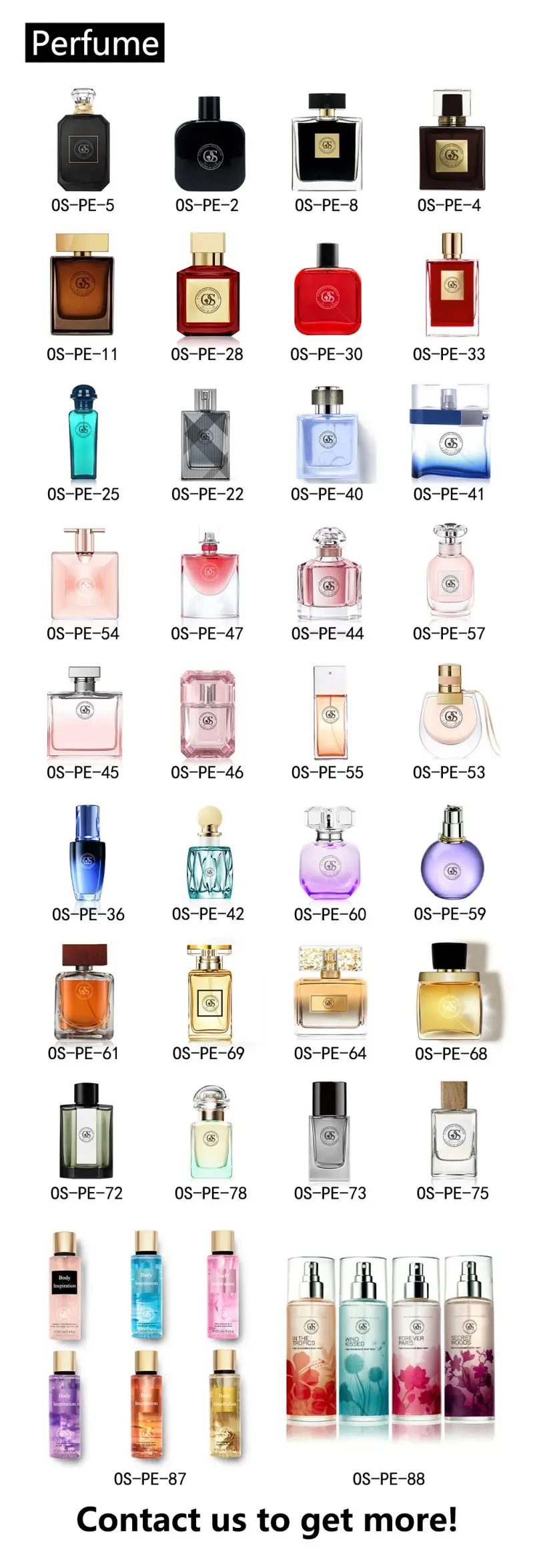 50-250ml Oem Perfume Feminino Private Label Perfume Women - Buy Perfume ...