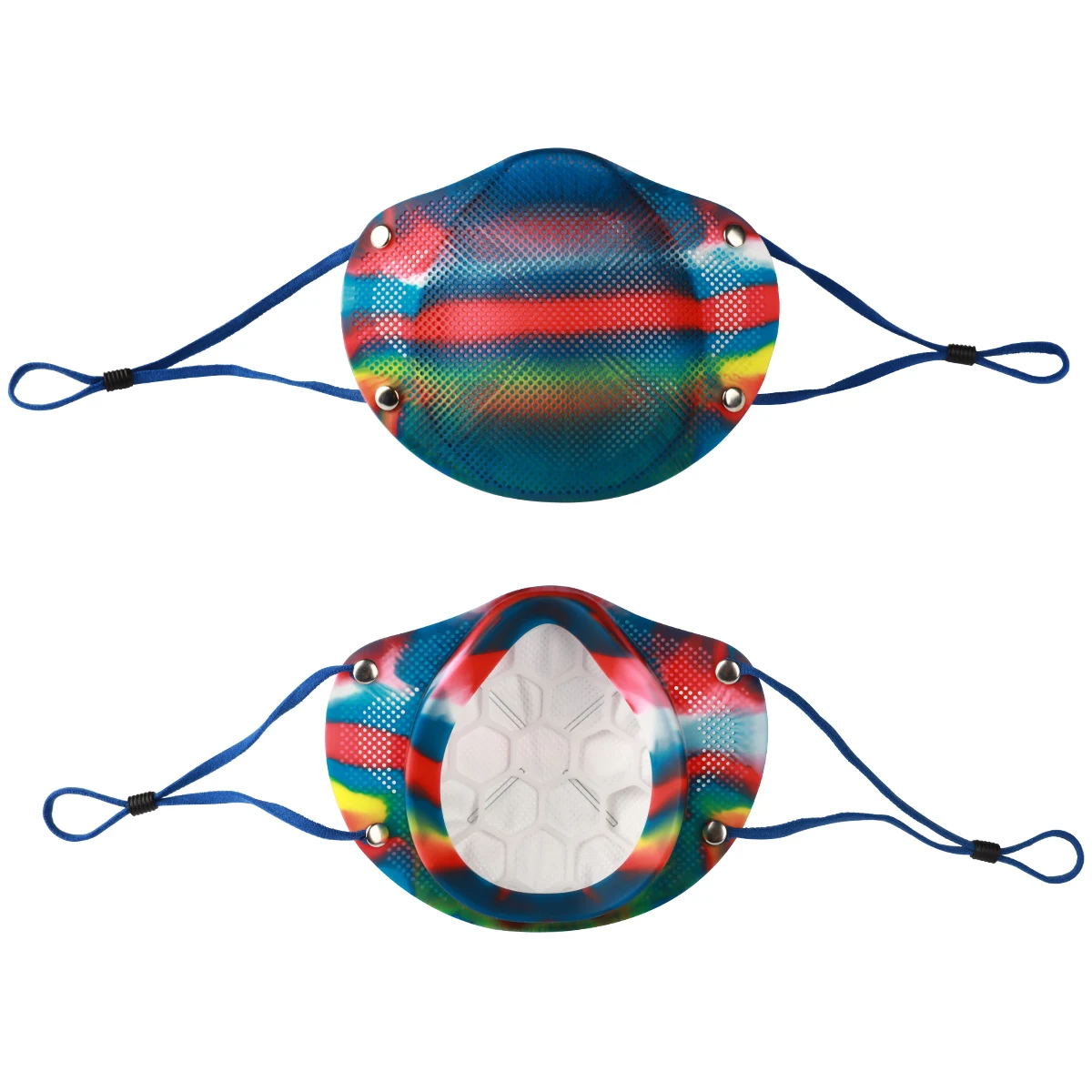 
Fashion Sports Face Masks Silicone with Changeable Filters 