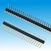 pin header connector 2.54mm pitch single row dip type