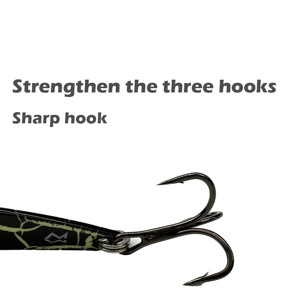 Made Of Lead And Steel New Metal Hard Lures Vibrating 3d Eye Sinking
