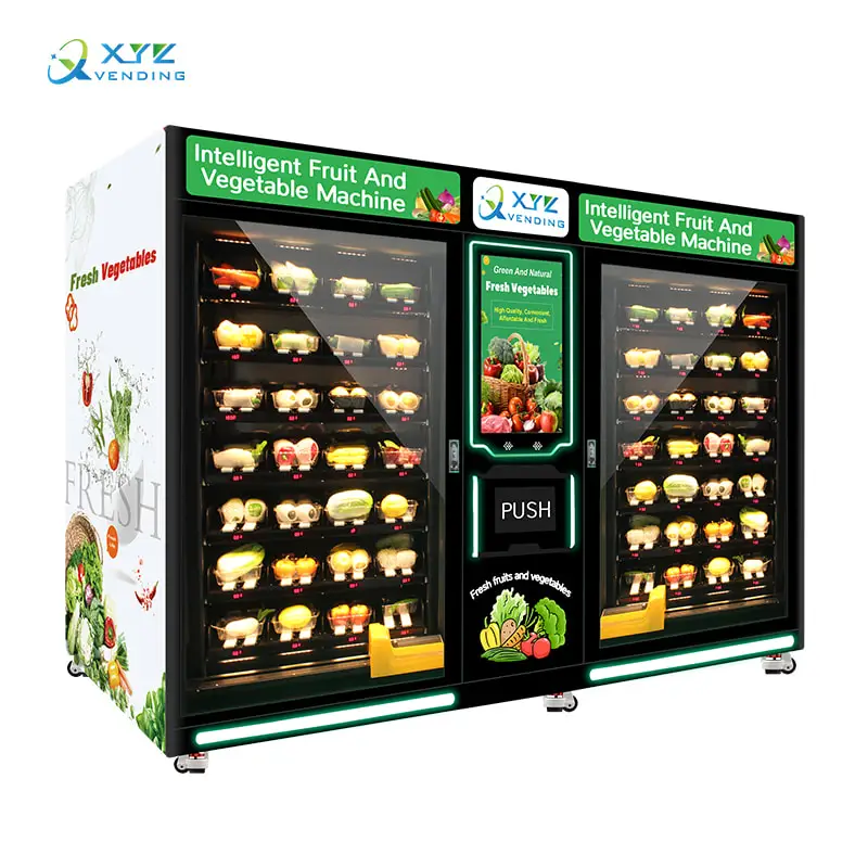 XYZ Custom Touch Screen Vending Machine for Fresh Foods