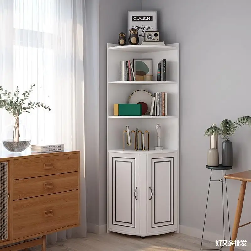 Customizable Corner Triangle Storage Rack Corner Living Room