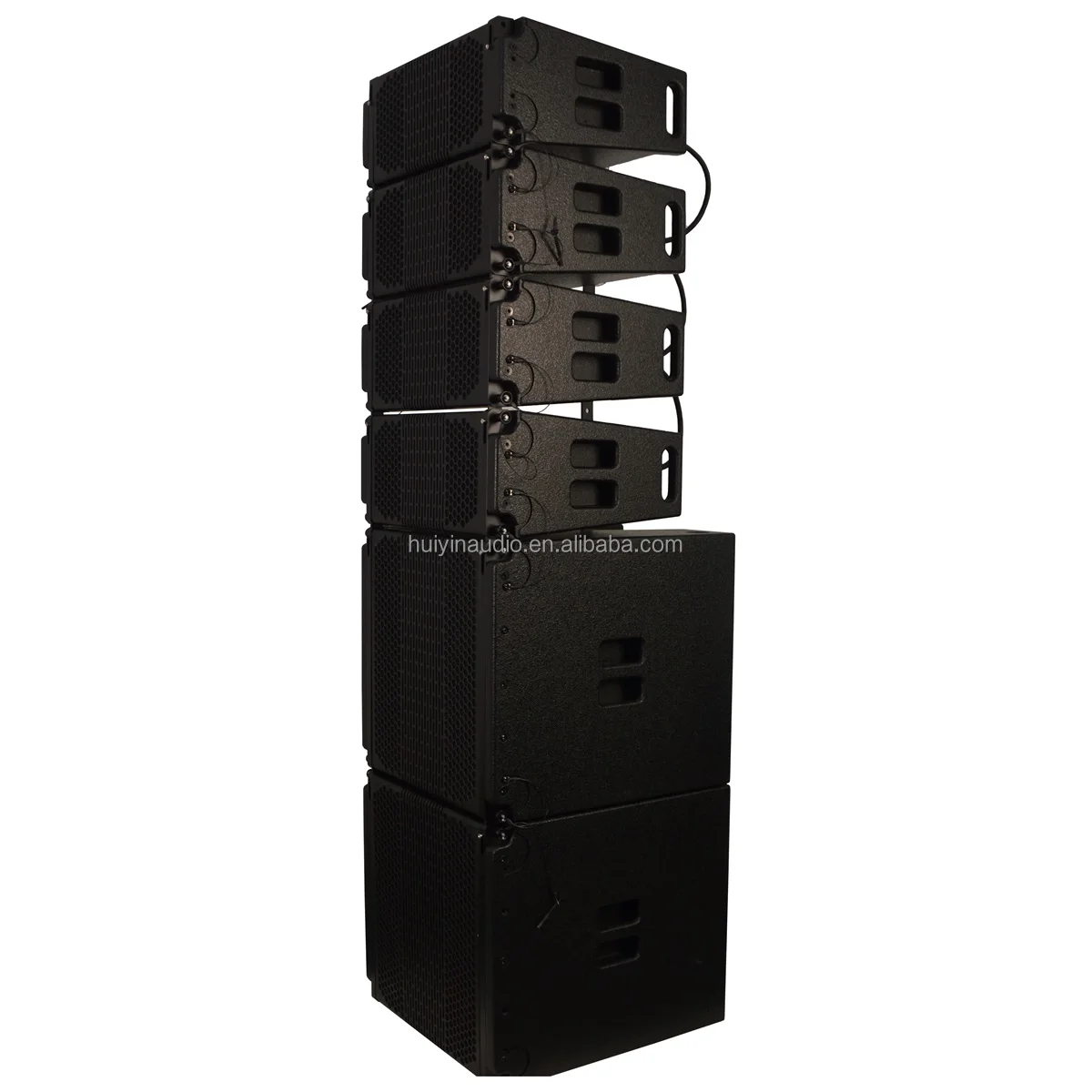 product la206 la15b double 6 inch line array  with flight case cable amplifiers loudspeaker of line array speaker-0