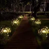 Solar plug flower string stake light dandelion copper wire string outdoor waterproof copper wire lights Christmas lights