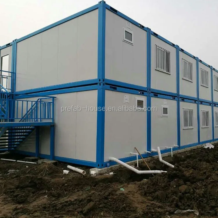 Benin Low Cost Prefabricated House Design 40ft Flat Pack Container