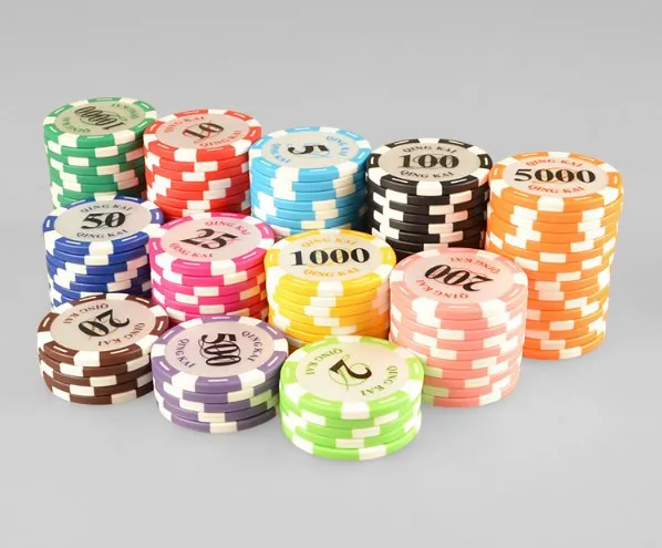 Cheap Custom Abs Plastic Material Casino Playing Poker Chips ...