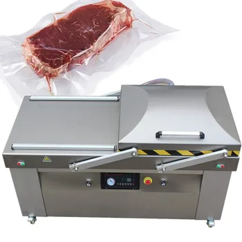 Maquina Envasadora Al Vacio Industrial Doble Sellado De Alimentos Carne ...