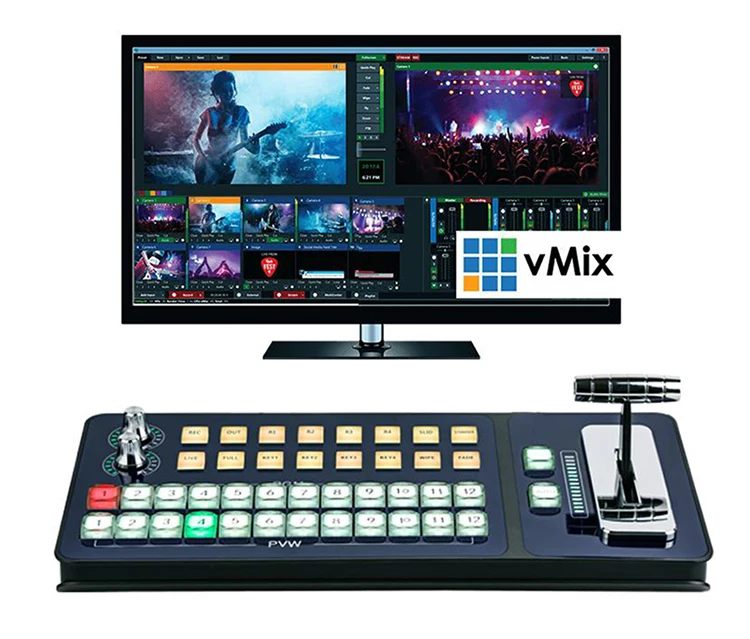 detail of video switcher