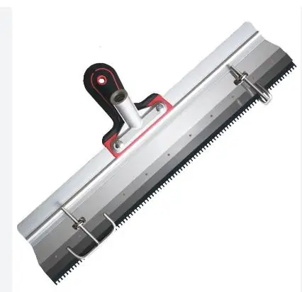 MYCENSE Epoxy Floor Cement Coating Squeegee With Notched Flat Soft Rubber Rake For Multiple Surfaces And Materials High Performance