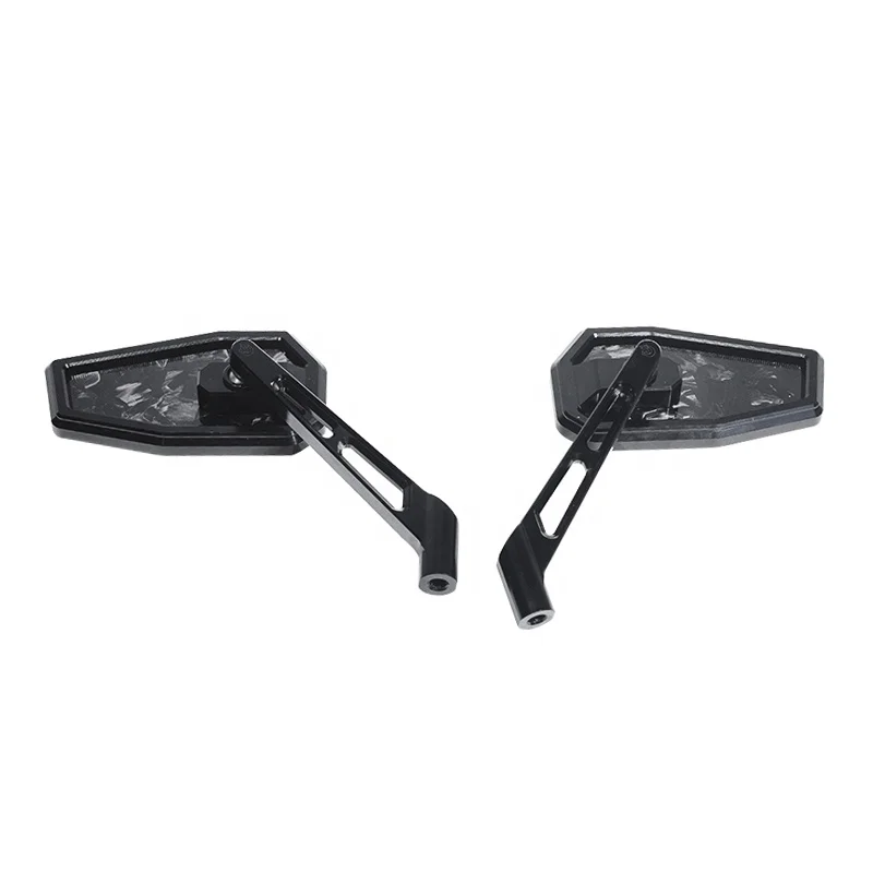 【未使用】 ハーレーダビットソン カーボン ミラー BLACK 3 CUSTOM Black3 Motorcycle PB Carbon Fiber Mirror for Softail LowRider ST