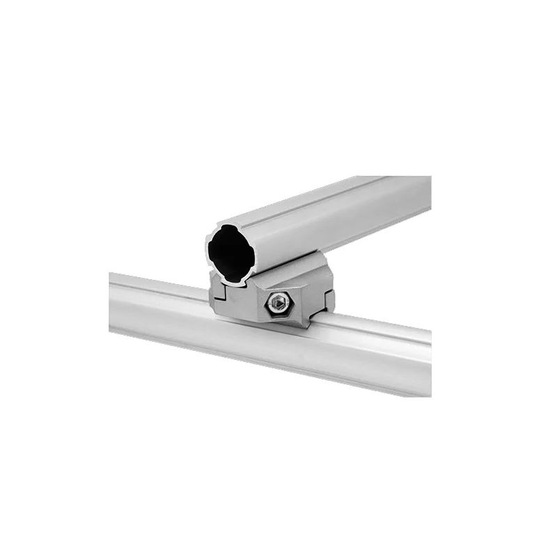product 90 degree angle cross reinforced joint 28mm third generation 1000 series wire rod aluminum alloy lean tube connector profile-14