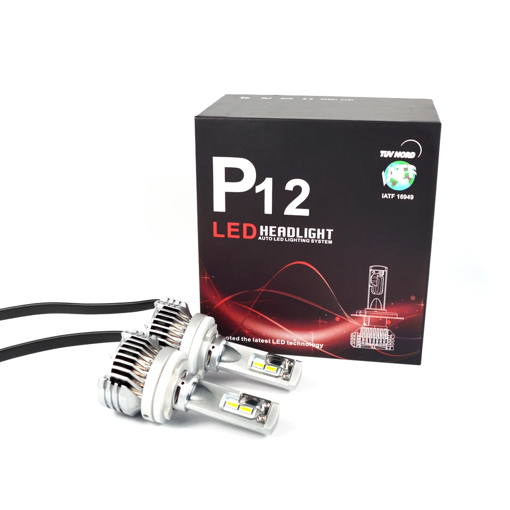 Flydee Super bright High power 45W 6500LM P12 H15 DRL day time driving LED headlight with Lattice power HGL3 LED chip