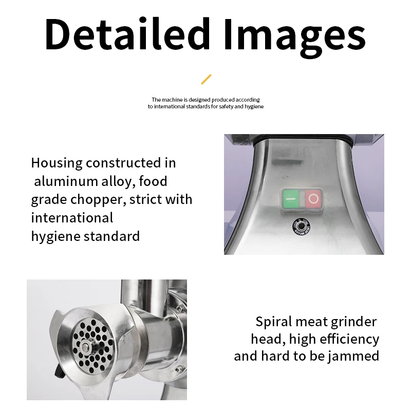 Brand New Hot Sale Stainless Steel Electric Mincer Meat Machine For Commercial Meat Mincer
