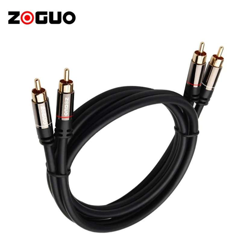 High Quality 3m 5m 8m 10m 3 5mm Aux 2 Rca To 2 Rca Audio Cable For Subwoofer Dvd Player Hdtv Buy Audio Cable For Subwoofer Dvd Player Hdtv 2 Rca Audio Cable