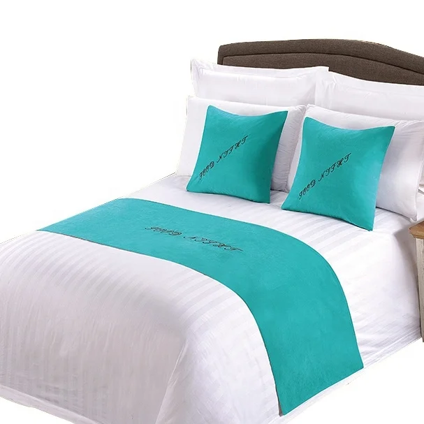 Luxury Hotel Bed Throws Bed Scarves And Bed Runner Design For Sale With Pillows Buy Bed Runner