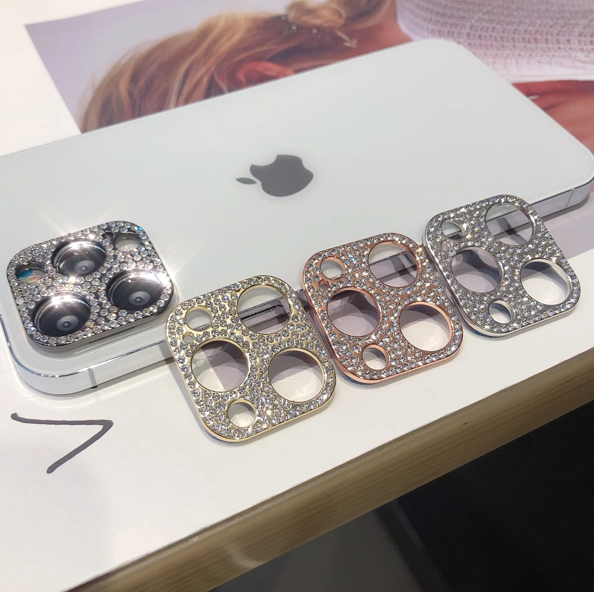 Luxury Beautiful Metal Diamond Camera Lens Protector For Iphone 12 13 11pro Max Fashion Girls Bling Camera Cover For Iphone 12 Buy Diamond Camera Lens Protector For Iphone 13 For Iphone Camera Lens Protector Camera Cover