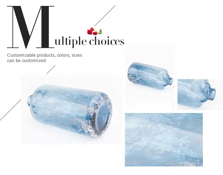 blue fragrance oil bottle