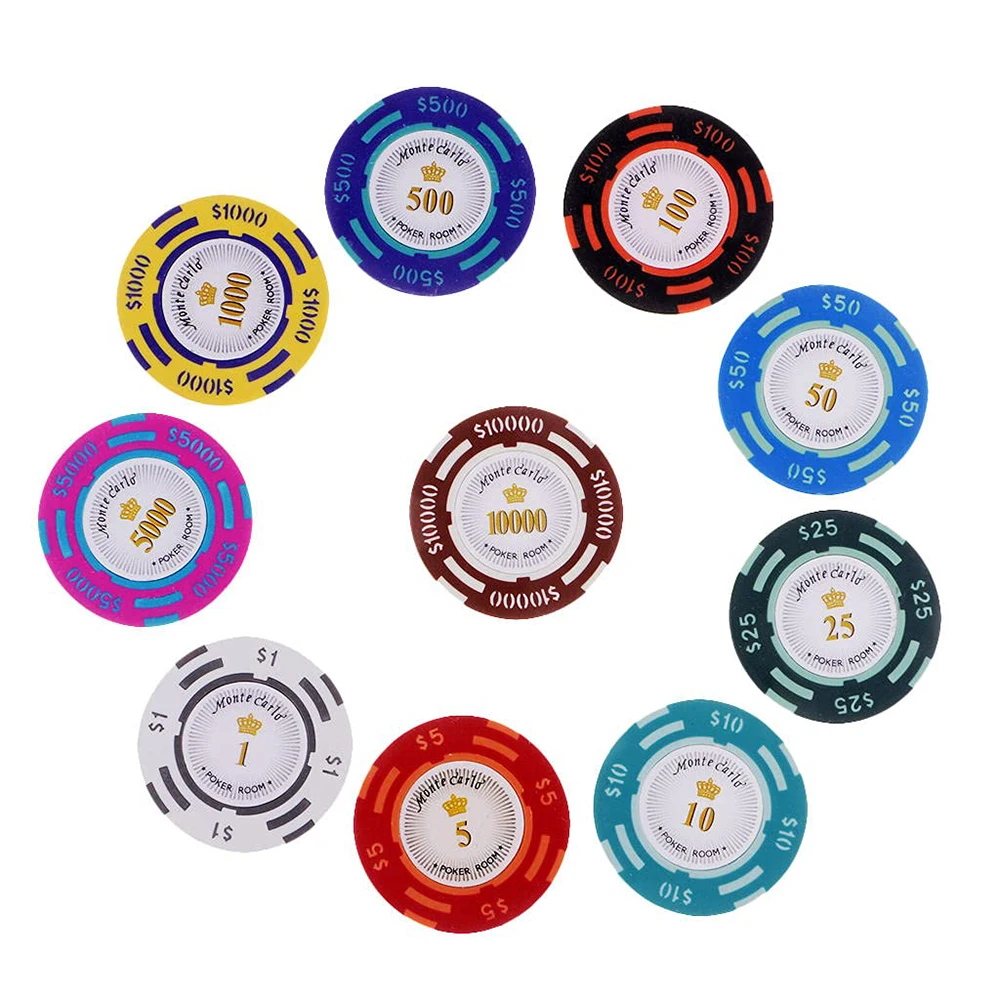 Premium Poker Chips Heavyweight 14 Gram Clay Casino Poker Chips - Buy ...