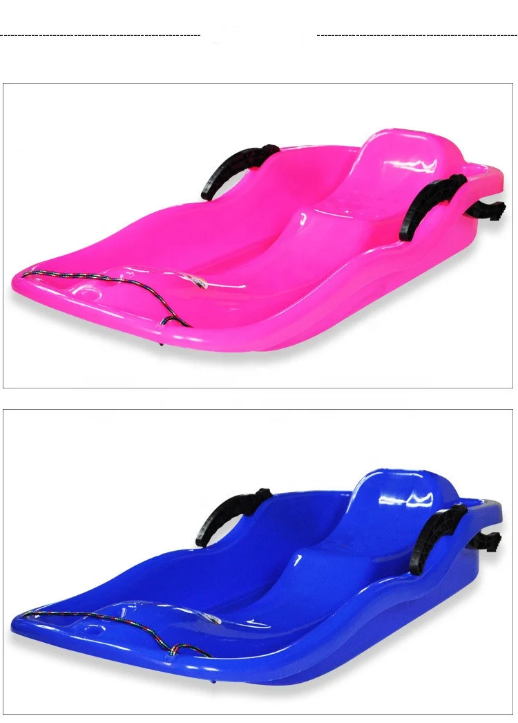 Winter Sports Skiing Supplies Children's Plastic Snow Sled for Grass and Sand