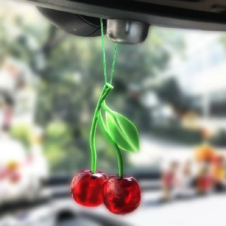 pvc cherry shape car scent promotional