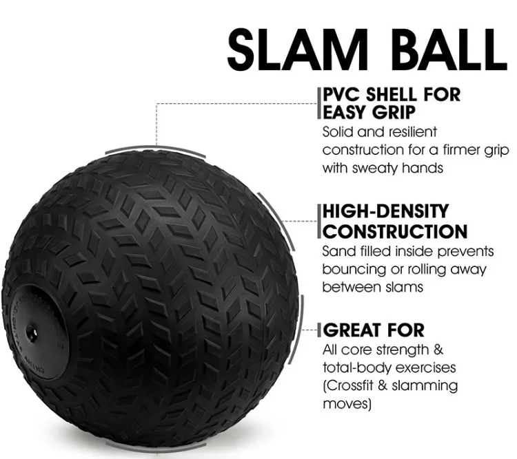 High Quality Sand Filled Medicine Ball Gymnastic PVC Slam Ball