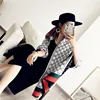 Winter Explosion Letter Cashmere-like Scarf Female New Autumn and Winter Thickening and Warm Double Shawls