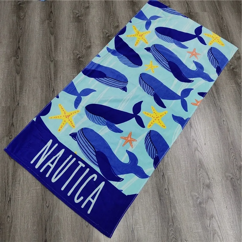 Eco-friendly Custom Printed Microfiber Beach Towel Quick Dry Recycled Absorbent Gym Turkish Style Summer Swimming Cotton supplier