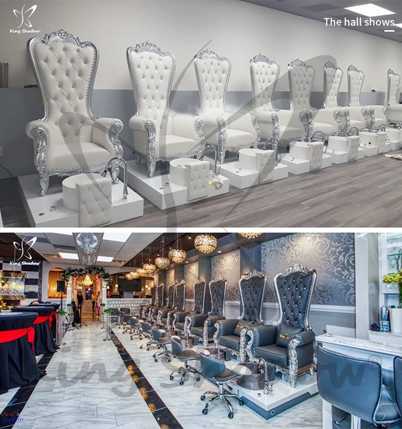 Full Set Nail Salon Furniture Manicure Table Pedicure Chair Luxury