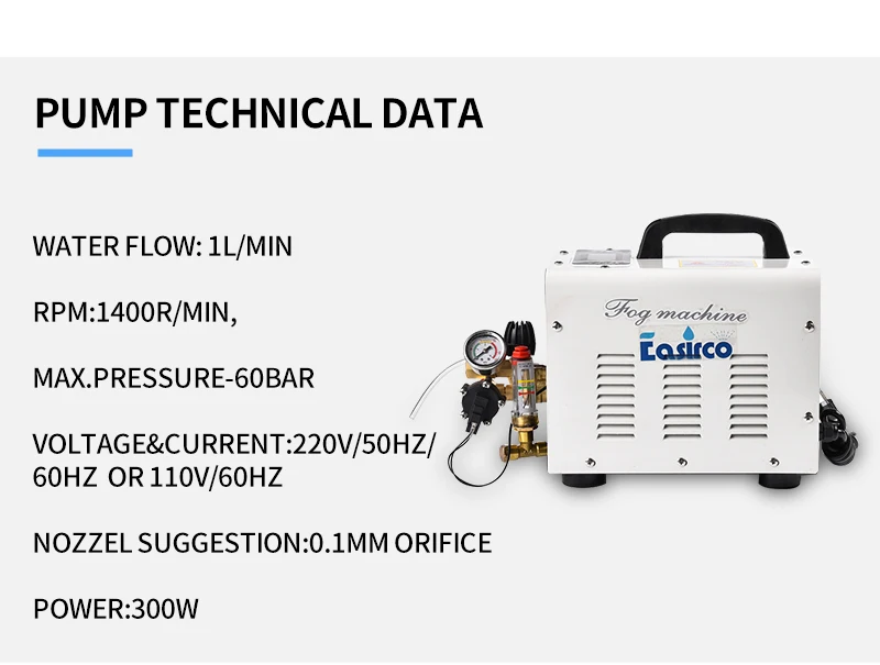 High Powered Fog Machine Cooler High Powered Outdoor Cooling System 1 L