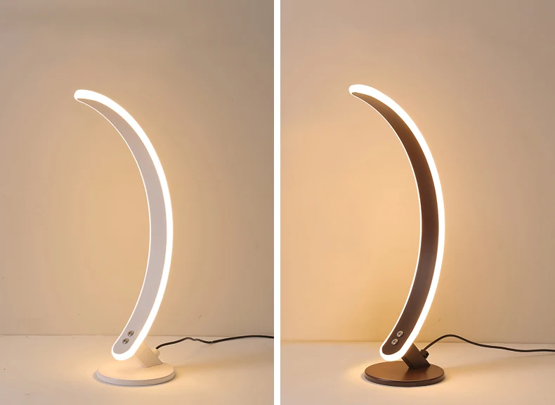 现代酒店家庭卧室台灯亚克力台灯led阅读灯